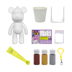 Imagen de Pour Palz TMR001 Para Pintar C/Clip On Mini Osos 8cm