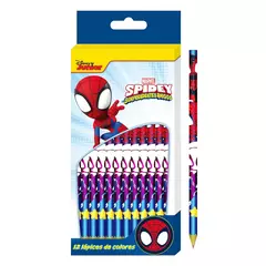 Set x12 Lapices de Colores - Spidey en internet
