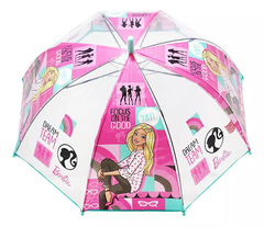 Combo Paraguas y Piloto Lluvia niños Impermeable Plastico Barbie - tienda online