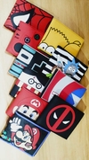 Billeteras PVC Super Heroes Tv Simpsons Rick and morty mario bross Joystick Nintendo Playstation Harry potter