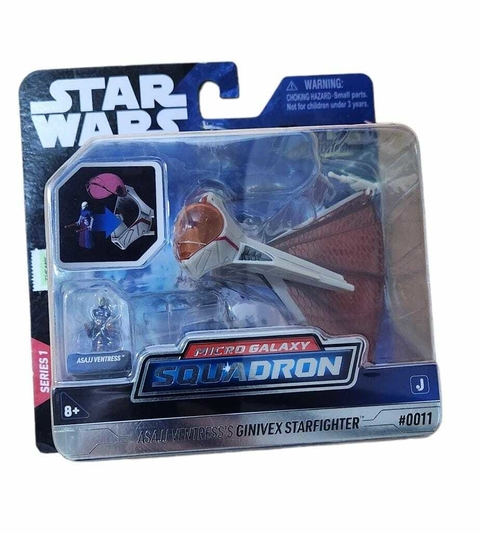Star Wars 86250 Playset 10cm Nave - Ginivex Starfighter