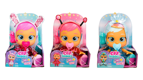 Cry Babies Muñeca 32cm Star Etoiles Wabro 99678 Ojos luminosos