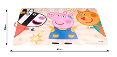 Mantel Individual Infantil Peppa Pig Amigos Comida 1356 - comprar online