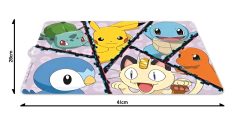 Mantel Individual Infantil Pokemon Pikachu Piplup Squirtle 1131 - comprar online
