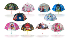 Imagen de Paraguas Lluvia niños Impermeable Plastico Barbie