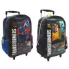 Mochila Escolar Wabro 66463 Transformers Carro 16" Gamer Optimus/Bumblebee