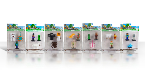 Minecraft MC2020 - Pack x3 Figura 6cm Original