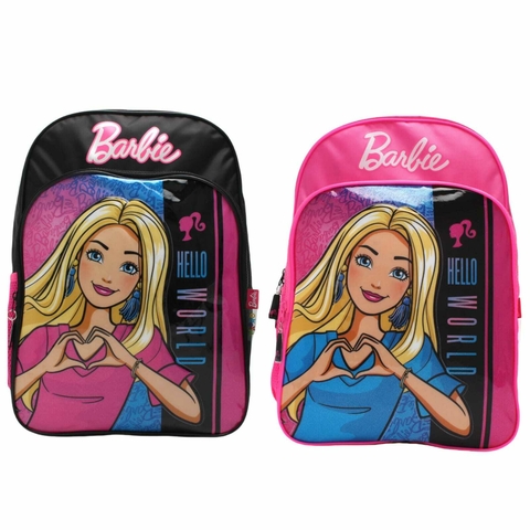 Mochila Escolar Wabro 71610 Barbie Espalda 16" Hello