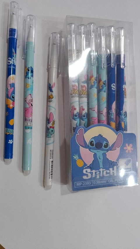 Lapicera Borrable 0,38mm - Diseño Stitch