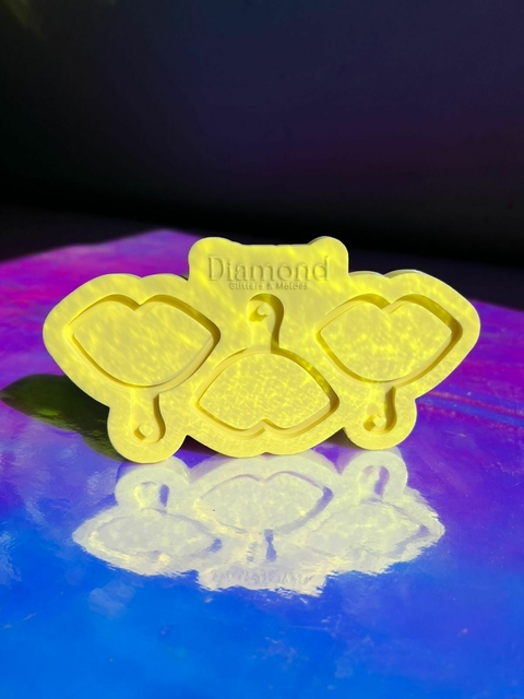 MOLDE ESPELHO MINI BOCA ( 3 CAVIDADES )
