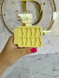MOLDE MINI ESMALTE ( 10 UNIDADES )