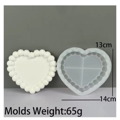 MOLDE BANDEJA CORAÇÃO BOLINHA ( IMPORTADO ) na internet