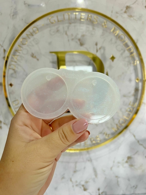 MOLDE EM PLATINA REDONDO 5CM (2 CAVIDADES) - comprar online