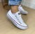 TÊNIS ALL STAR BRANCO EM TECIDO ADULTO