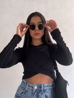 Cropped Manga Torcido - loja online