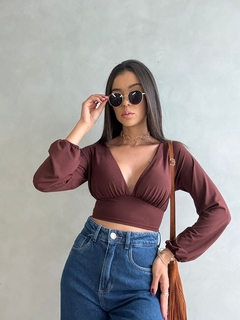 Cropped Manga Cruzado