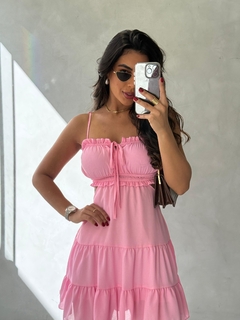 Vestido Curto Sofia Babado - loja online