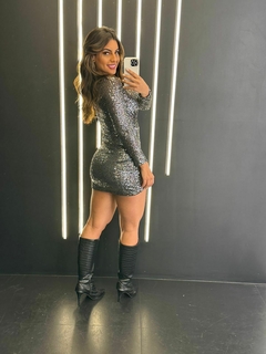 Vestido Decote V - loja online