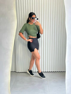 Saia Curta Fenda - comprar online
