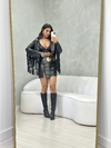 Conjunto Franjas Couro - comprar online