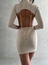 Vestido Gola Correntes - comprar online