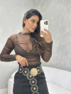 Body Drapeado Tule - comprar online