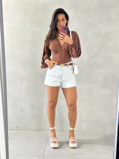 Body Bufante Decote - Doce de Menina