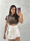 Cropped baby tee - comprar online