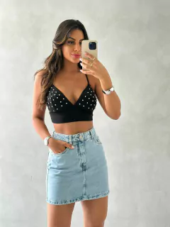 Imagem do Saia Jeans Silver