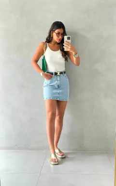 Imagem do Saia Jeans Silver