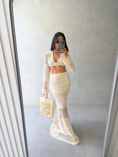 Conjunto Manga Renda - comprar online