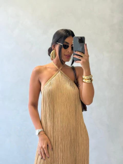 Vestido Frente Única Franjas na internet