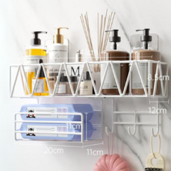 Organizador de baño c/autoadhesivo - Green Bazar