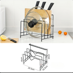 Organizador de cocina con portacuchillos - comprar online