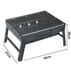 Parrilla portatil y plegable