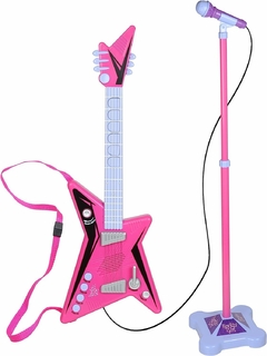 Set de guitarra con microfono Rockstar