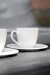 Set X2 Tazas Porcelana Blanca + Platos - comprar online