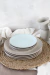 Set x16 piezas de vajilla gris - comprar online
