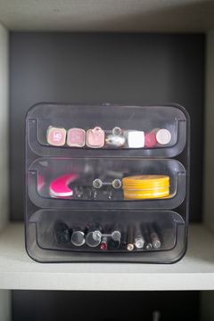 Organizador de maquillajes en internet