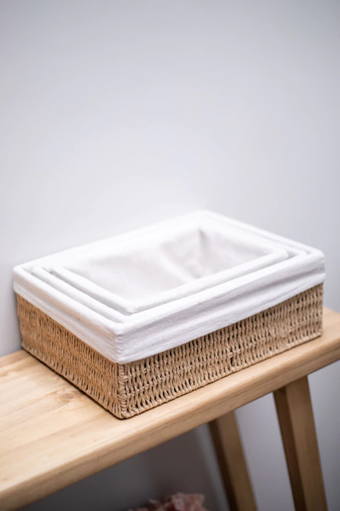 Set de canastos yute X3 - comprar online