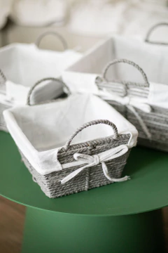 Set yute X3 gris - Green Bazar