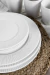 Imagen de Set X16 de vajilla blanca con rayas