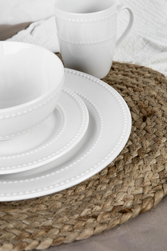 Set X16 de vajilla blanca en internet