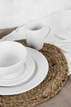 Set X16 de vajilla blanca - Green Bazar