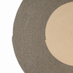 Alfombra redonda de yute 120 cm - comprar online