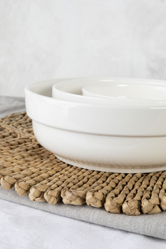 Bowl porcelana blanco - 3 medidas en internet