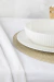 Set de platos porcelana blanca X6 en internet