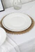 Set X6 de platos porcelana blanca 27 cm - comprar online