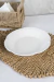 Set de platos hondos porcelana blanca X6 - comprar online