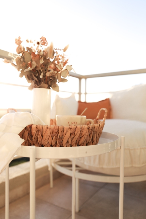 Bandeja Circular de yute - comprar online